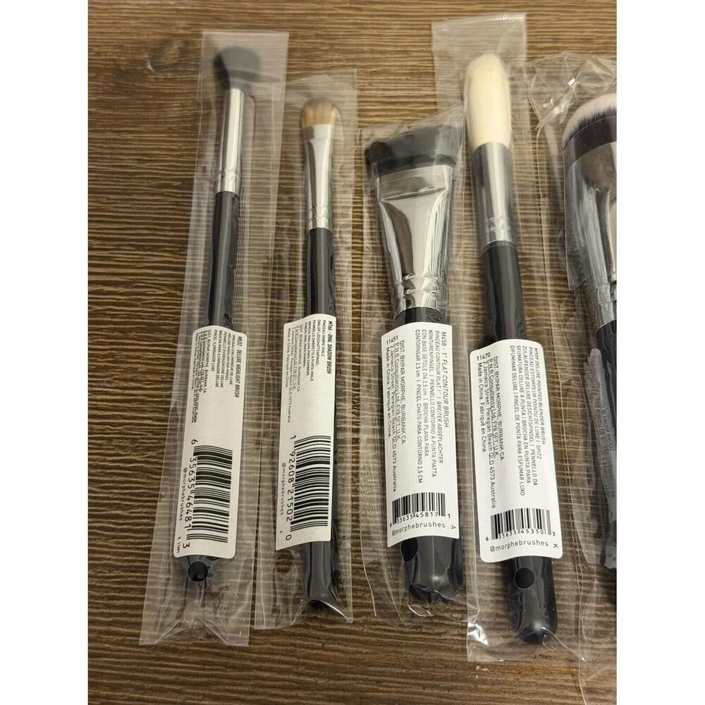 Morphe Face and Eye Makeup Brush Bundle Of 10